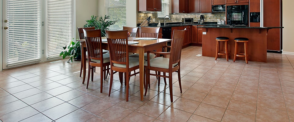 clean kitchen tile